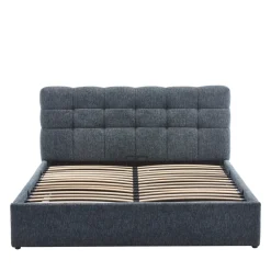 Drawer ACARA Lit coffre matelassé en tissu 140x190cm