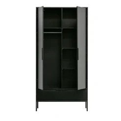 Woood ADAM Armoire 2 portes 1 tiroir en bois