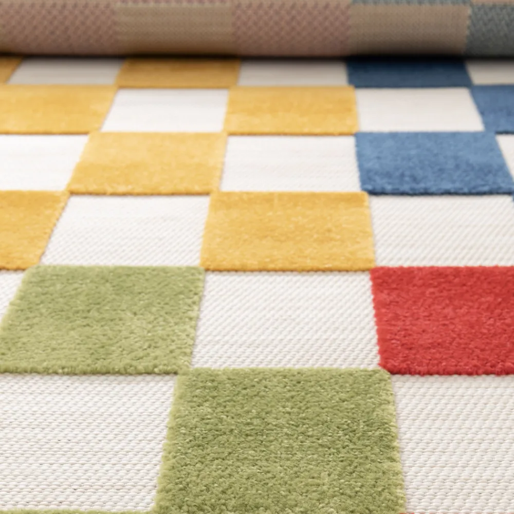 Drawer Addo – Tapis intérieur et extérieur à motif géométrique