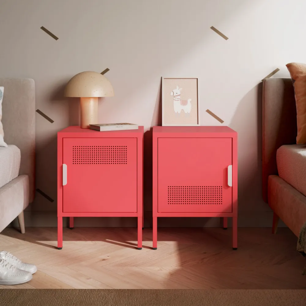 Drawer ADEL Table de chevet 1 porte en métal L40cm