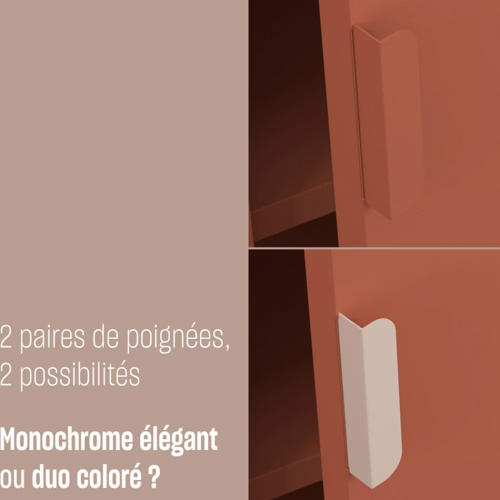 Drawer ADEL Table de chevet 1 porte en métal L40cm