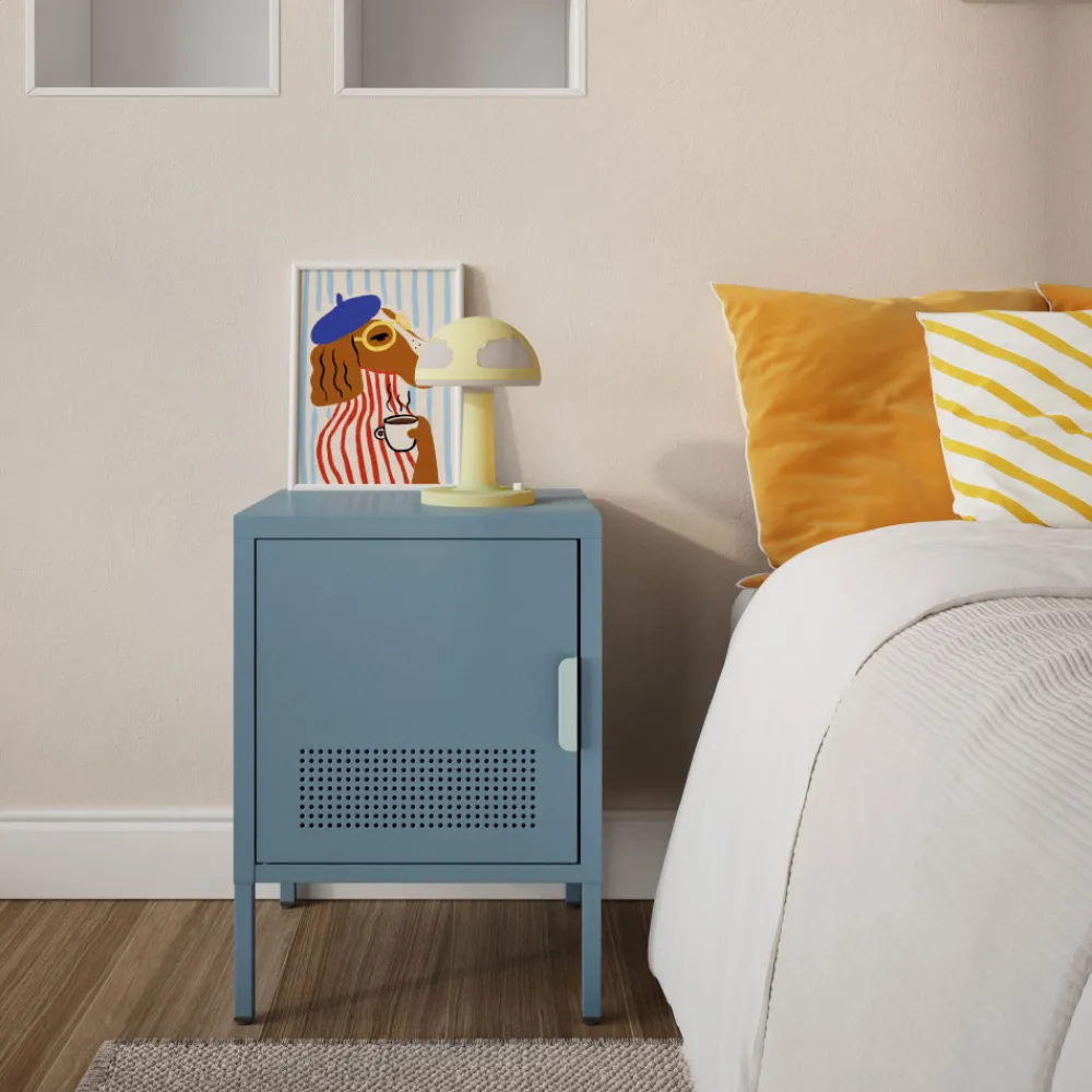 Drawer ADEL Table de chevet 1 porte en métal L40cm