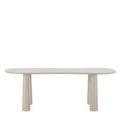 Drawer ADRINE Table à manger 8 personnes organique en bois