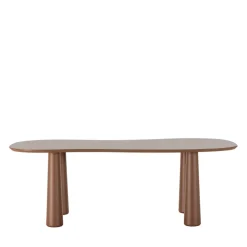 Drawer ADRINE Table à manger 8 personnes organique en bois