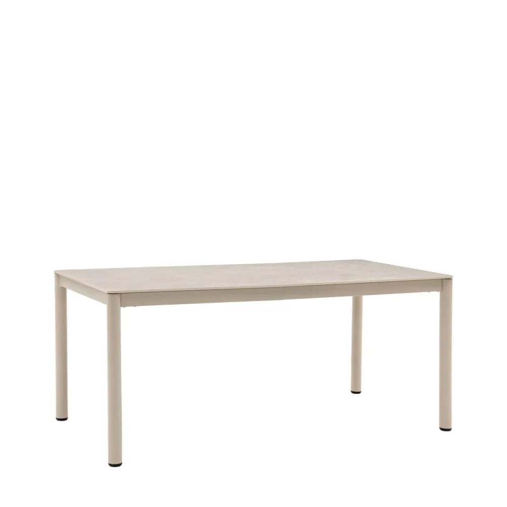 House Nordic ALCUDIA Table à manger 8 personnes en céramique et métal