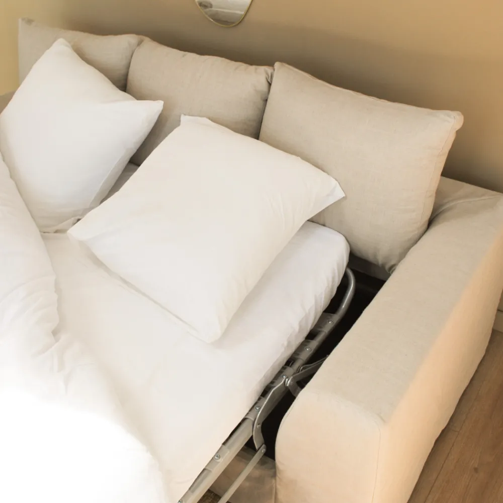 Drawer AMANY Canapé convertible 3 places entièrement déhoussable en tissu