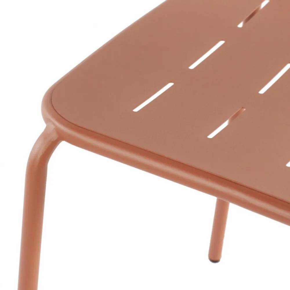Drawer ARIA Lot de 4 chaises de jardin en métal