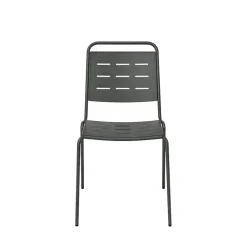 Drawer ARIA Lot de 4 chaises de jardin en métal