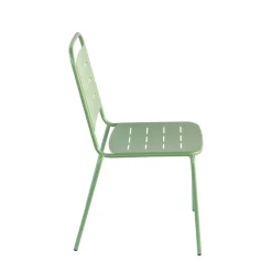Drawer ARIA Lot de 4 chaises de jardin en métal