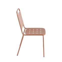 Drawer ARIA Lot de 4 chaises de jardin en métal
