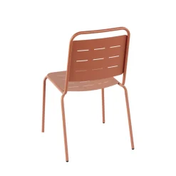 Drawer ARIA Lot de 4 chaises de jardin en métal