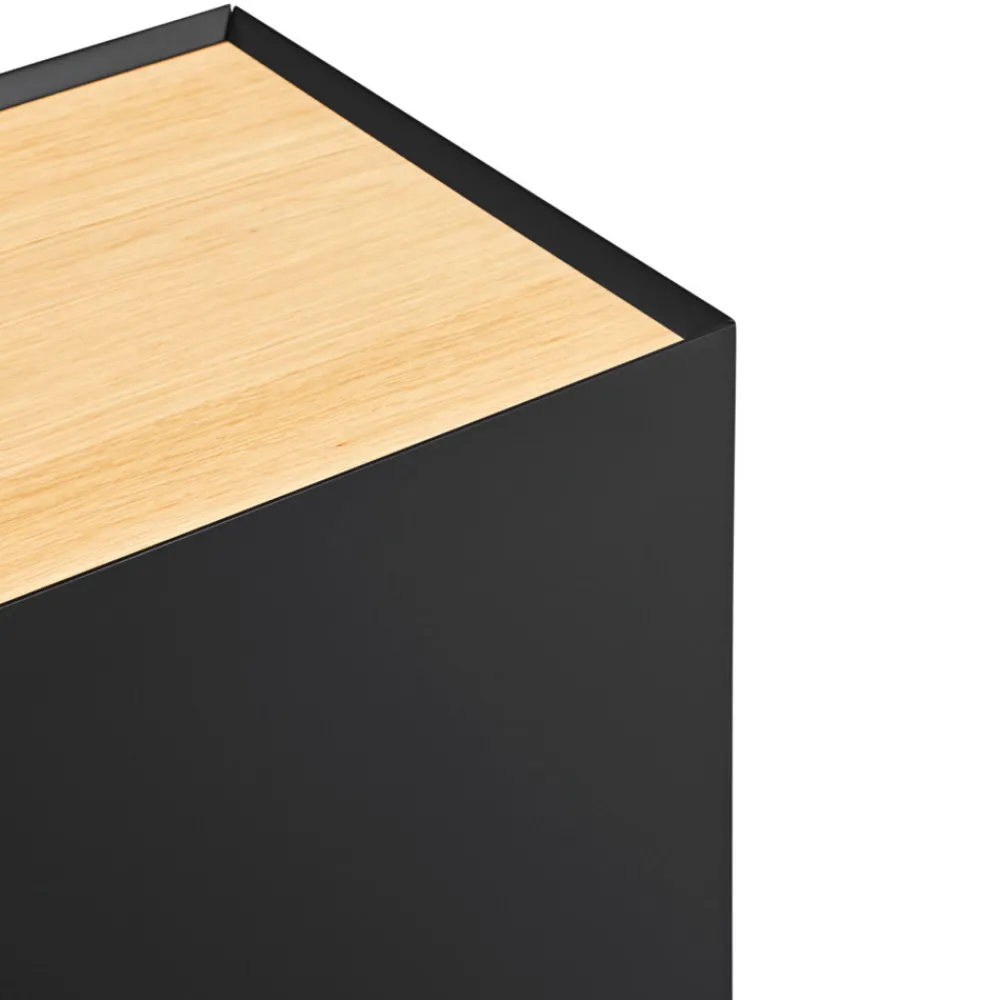 Teulat ARISTA Buffet en bois 4 portes 3 tiroirs L165cm