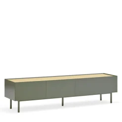 Teulat ARISTA Meuble TV en bois 1 porte 2 tiroirs L180cm