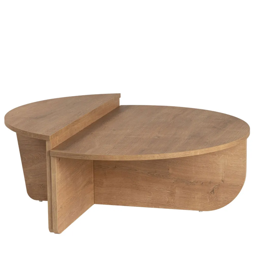 Drawer ASYA Lot de 2 tables basses en bois