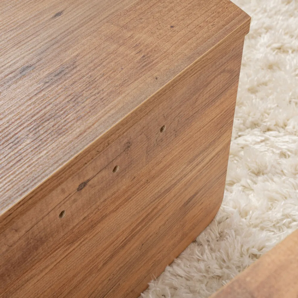 Drawer ASYA Lot de 2 tables basses en bois