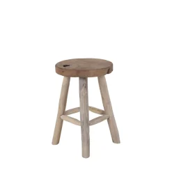 House Nordic BADIA Tabouret en teck H45cm