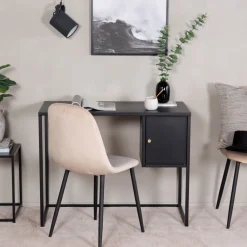 Venture Home BAKAL Bureau 1 porte en métal L95cm