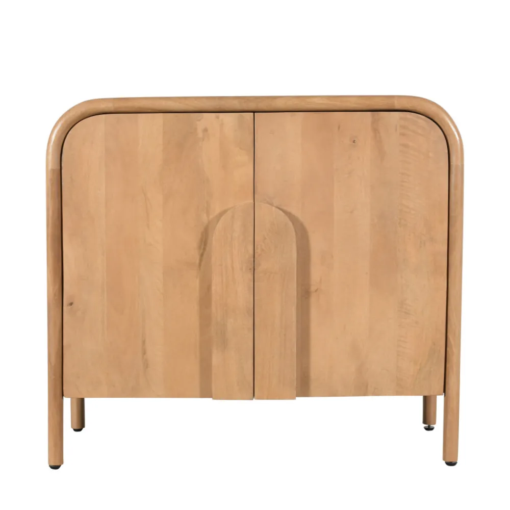 Drawer BALI Buffet 2 portes en bois massif L90cm