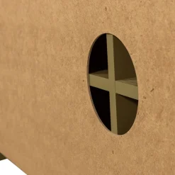 Woood BASU Meuble TV 3 portes en bois L152cm