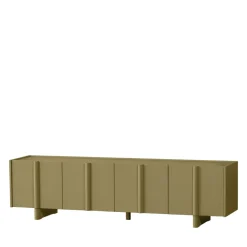 Woood BASU Meuble TV 4 portes en bois L200cm