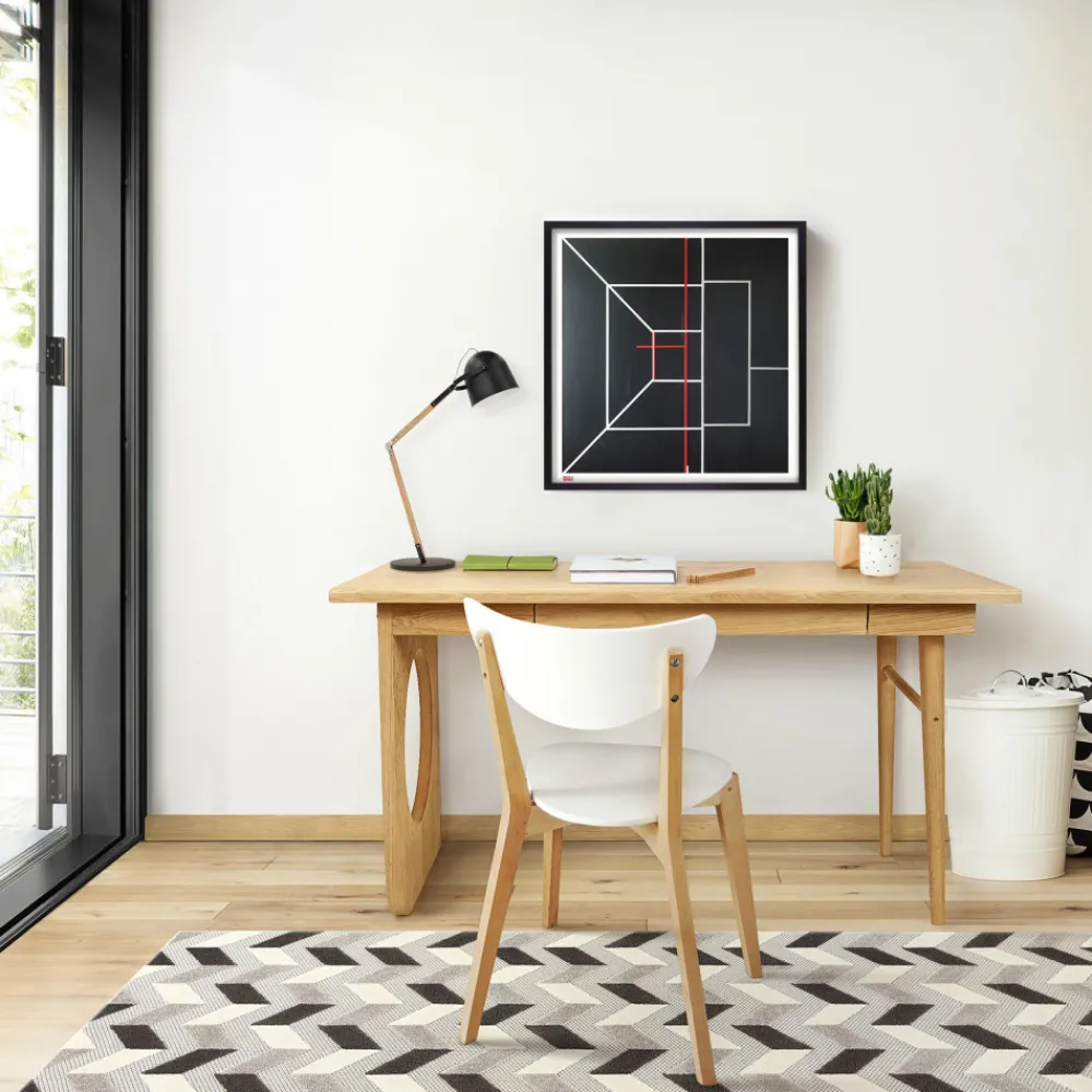Woodman BAU Bureau design en bois 1 tiroir