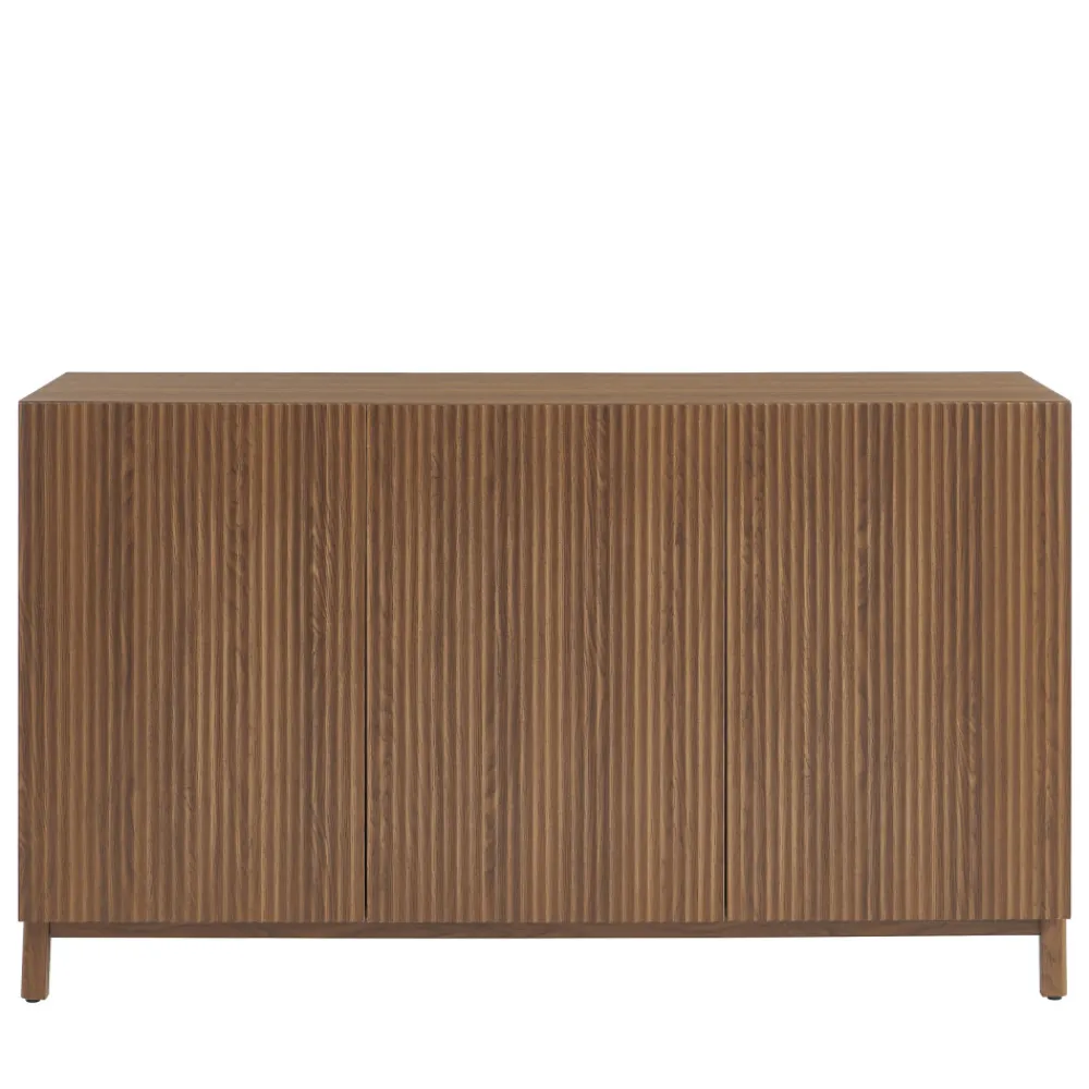 No name BELLY Buffet 3 portes en bois L140cm