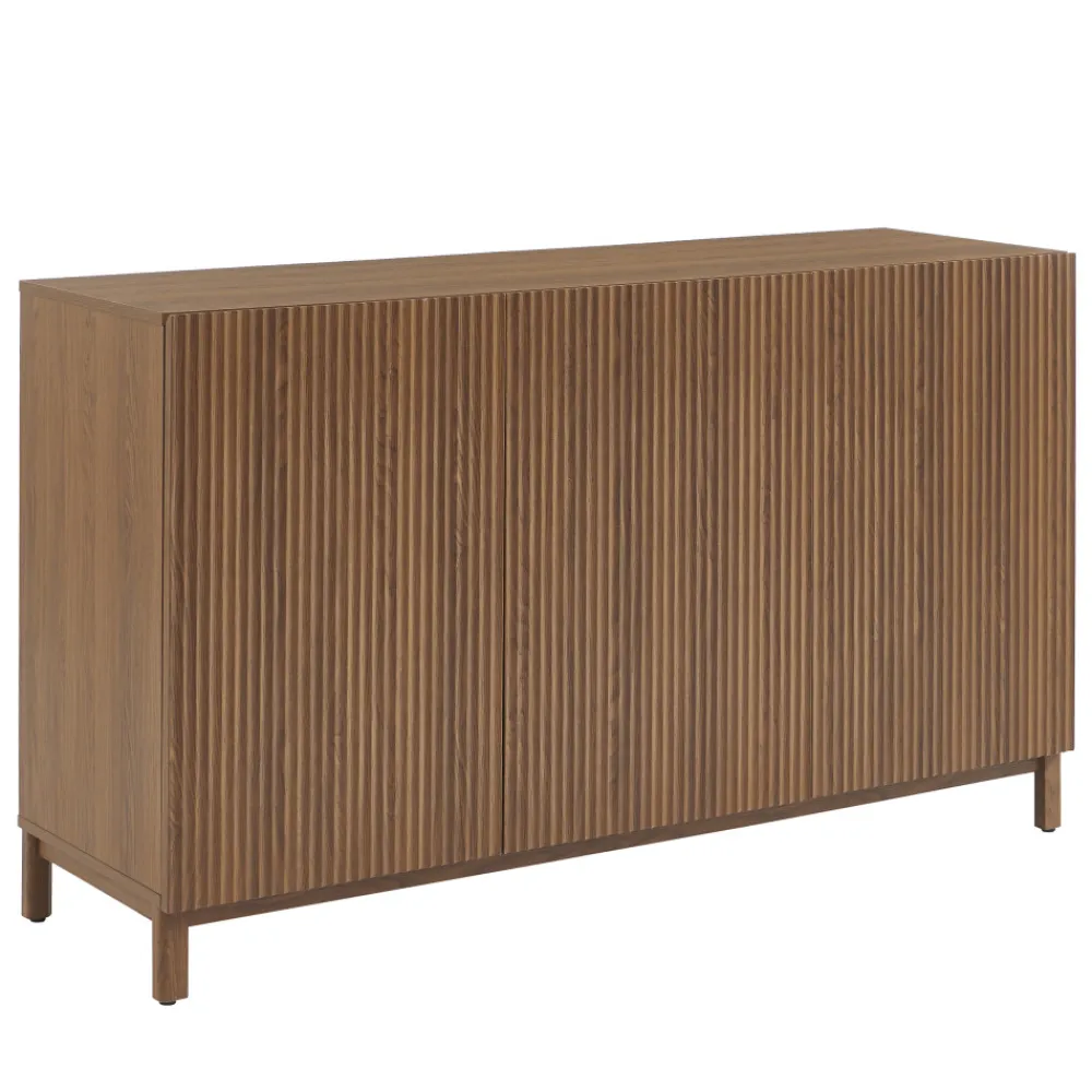 No name BELLY Buffet 3 portes en bois L140cm