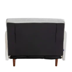 Drawer BELUSHI Fauteuil convertible en tissu bouclette
