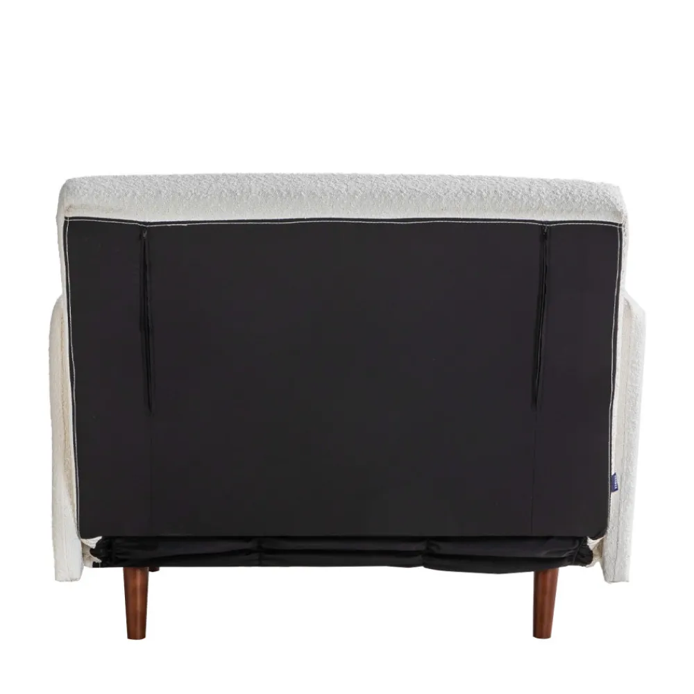 Drawer BELUSHI Fauteuil convertible en tissu bouclette