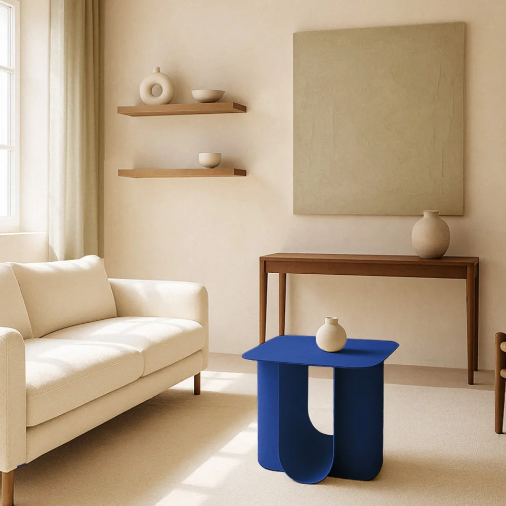 Drawer BLUM Table d'appoint en métal 45x40cm