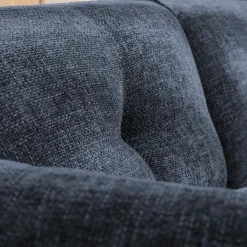 Drawer BOCCA Canapé droit 3 places en tissu à dossier capitonné