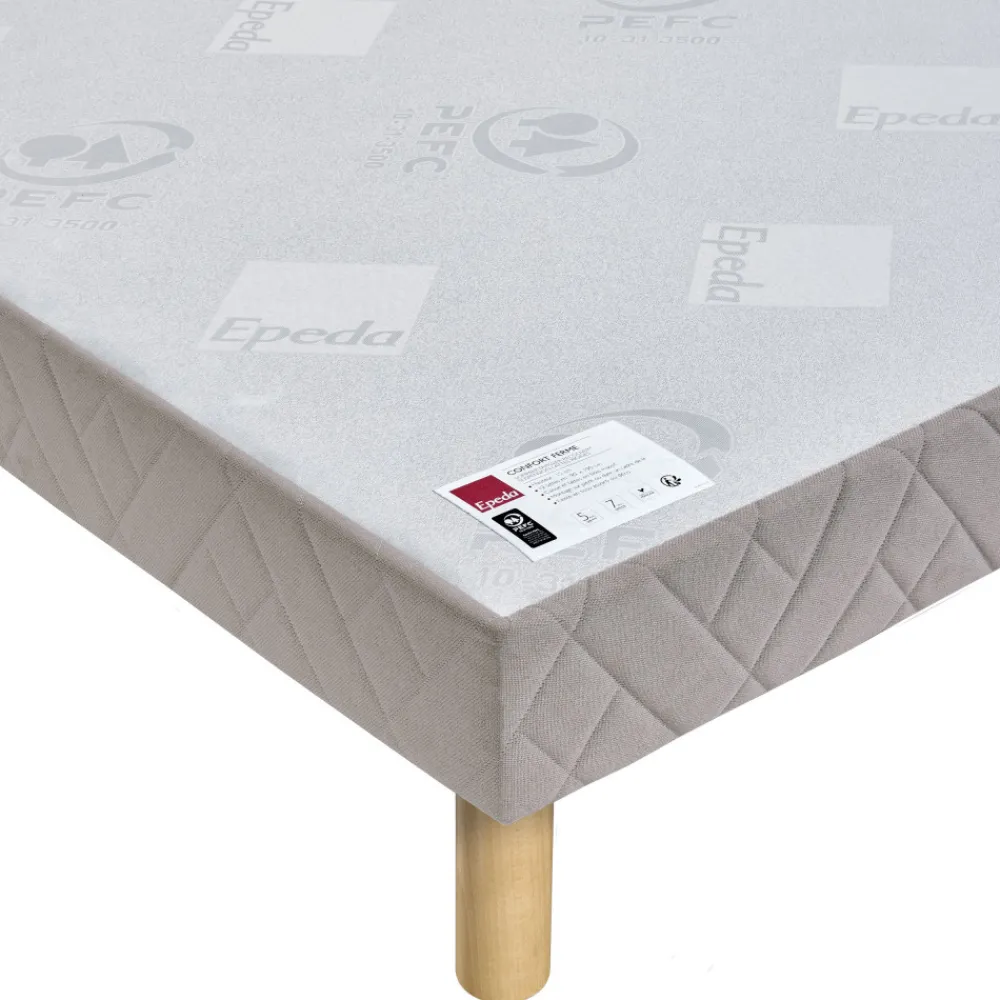 Ep\u00e9da BOMBA FERME Sommier tapissier 90x190cm
