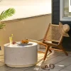 House Nordic BONNIE Table basse ronde en effet terrazzo ø70cm