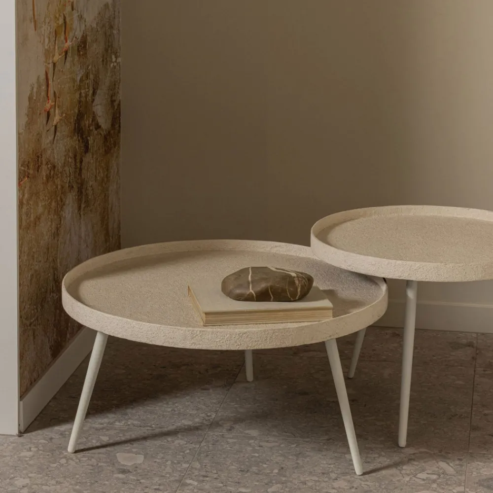 Woood BOUNDS Table basse ronde en métal ø76cm