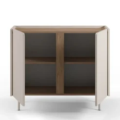 Drawer BOXY Buffet 2 portes en bois et métal L100cm