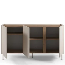 Drawer BOXY Buffet 3 portes en bois et métal L150cm
