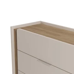 Drawer BOXY Commode 3 tiroirs en bois et métal