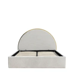 Drawer BRIE Lit coffre en tissu avec rangements intégrés 140x190cm