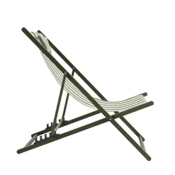 Drawer BRISA Lot de 2 chiliennes à rayures et aluminium