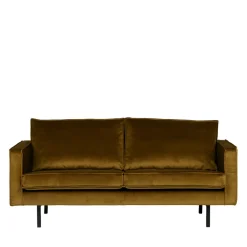 Woood BRONCO Canapé 3 places vintage en velours