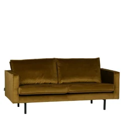 Woood BRONCO Canapé 3 places vintage en velours