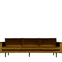 Woood BRONCO Grand canapé 4 places vintage velours