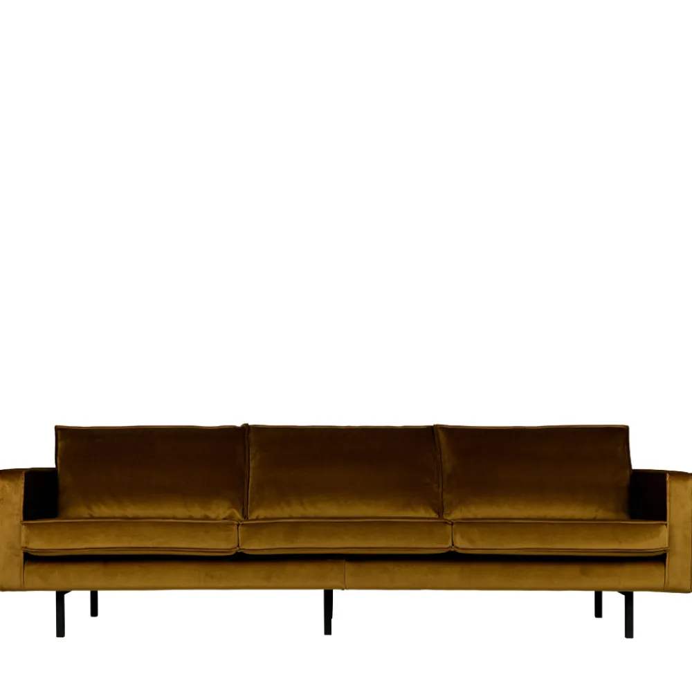 Woood BRONCO Grand canapé 4 places vintage velours