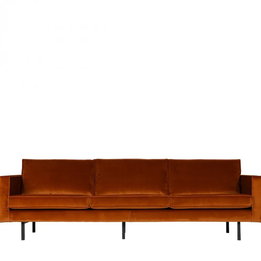 Woood BRONCO Grand canapé 4 places vintage velours