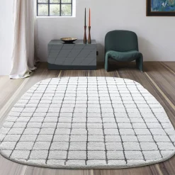 Drawer BYRON VI Tapis contemporain ovale