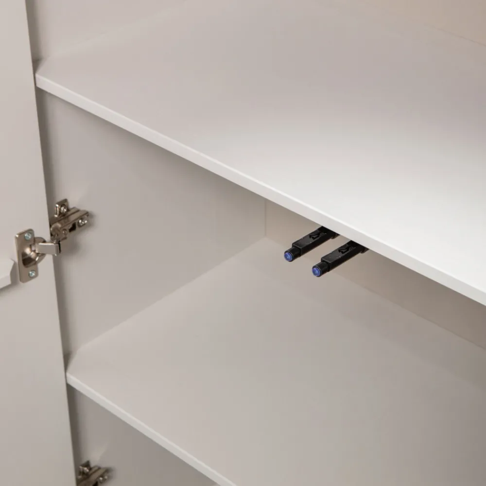 Woood CADIZ Buffet haut 2 portes en bois H135cm