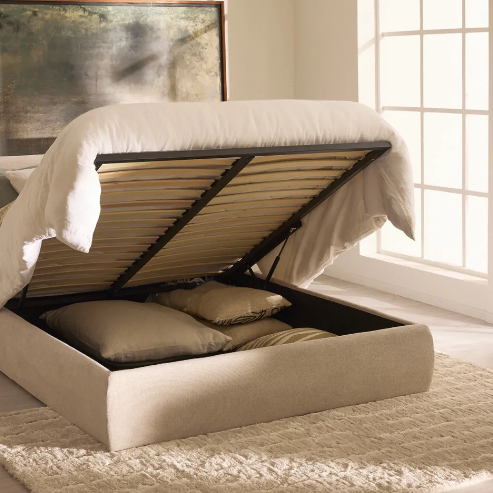 Drawer CALI Lit coffre en tissu 160x200cm