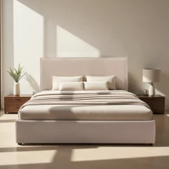 Drawer CAMA Lit coffre en velours côtelé 140x190cm