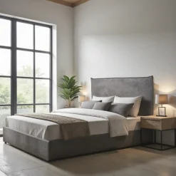 Drawer CAMA Lit coffre en velours côtelé 160x200cm