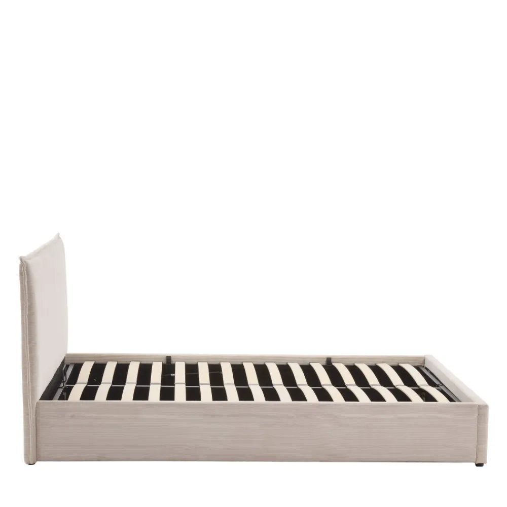Drawer CAMA Lit coffre en velours côtelé 160x200cm